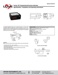 Thumbnail of document Manual - TID  Temperature/Process Indicator